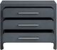 Crestview Collection Langford Blue 3-Drawer Chest-3
