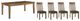Signature Design by Ashley® Urbinforte 5-Piece Brown/Light Brown Extension Dining Table Set-0