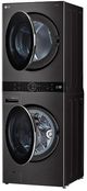 LG 4.5 Cu. Ft. Washer, 7.2 Cu. Ft. Dryer Black Steel Stack Laundry-2
