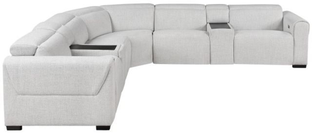 Homelegance® McPherson 7-Piece Cloud Modular Power Reclining Sectional with Power Headrest-2