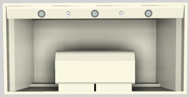 Vent-A-Hood® Designer Series 48" Biscuit Wall Mounted Range Hood-2