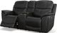 Flexsteel® Crew Raven Power Reclining Loveseat with Console and Power Headrests and Lumbar-4