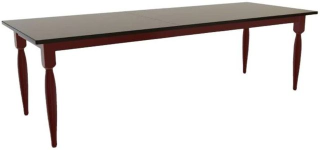 Mavin Customizable 38" x 84" Rectangular Extendable Dining Table with 18" Leaf-0