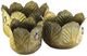 A & B Home 3-Piece Gold Outddor Planter Set-0