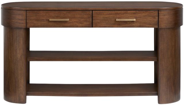 Magnussen Home® Holloway Toasted Almond  Oval Sofa Table-2