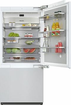 Miele MasterCool™ 36 in. 19.6 Cu. Ft. Integrated Counter Depth Bottom Freezer Refrigerator