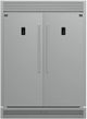 FORNO® Fortezza 60" 28 Cu. Ft. White Convertible Built-In Side-by-Side Refrigerator/Freezer-0