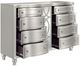 New Classic® Home Furnishings Reflections Matte Silver Dresser-3