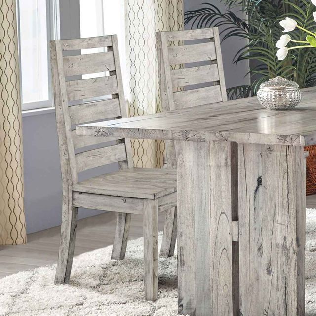 Napa Furniture Design Renewal 2-Piece Weathered Natural Driftwood Side Chair Set-1