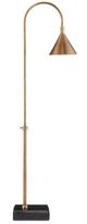 Currey & Company Vision Vintage Brass/Black Floor Lamp-1