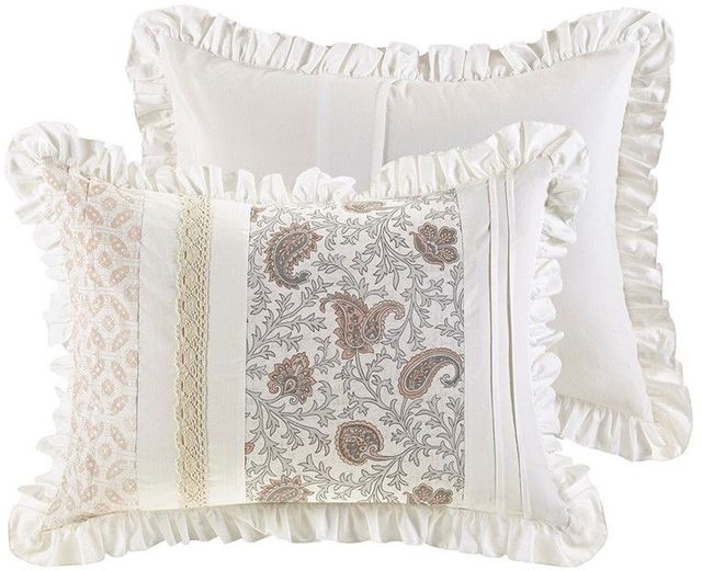Olliix by Madison Park 9 Piece Blush King Dawn Cotton Percale Comforter Set-1