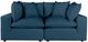 TOV Furniture Cali Navy Modular Loveseat-3