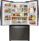 LG 23.70 Cu. Ft. Black Stainless Steel Counter Depth French Door Refrigerator-3