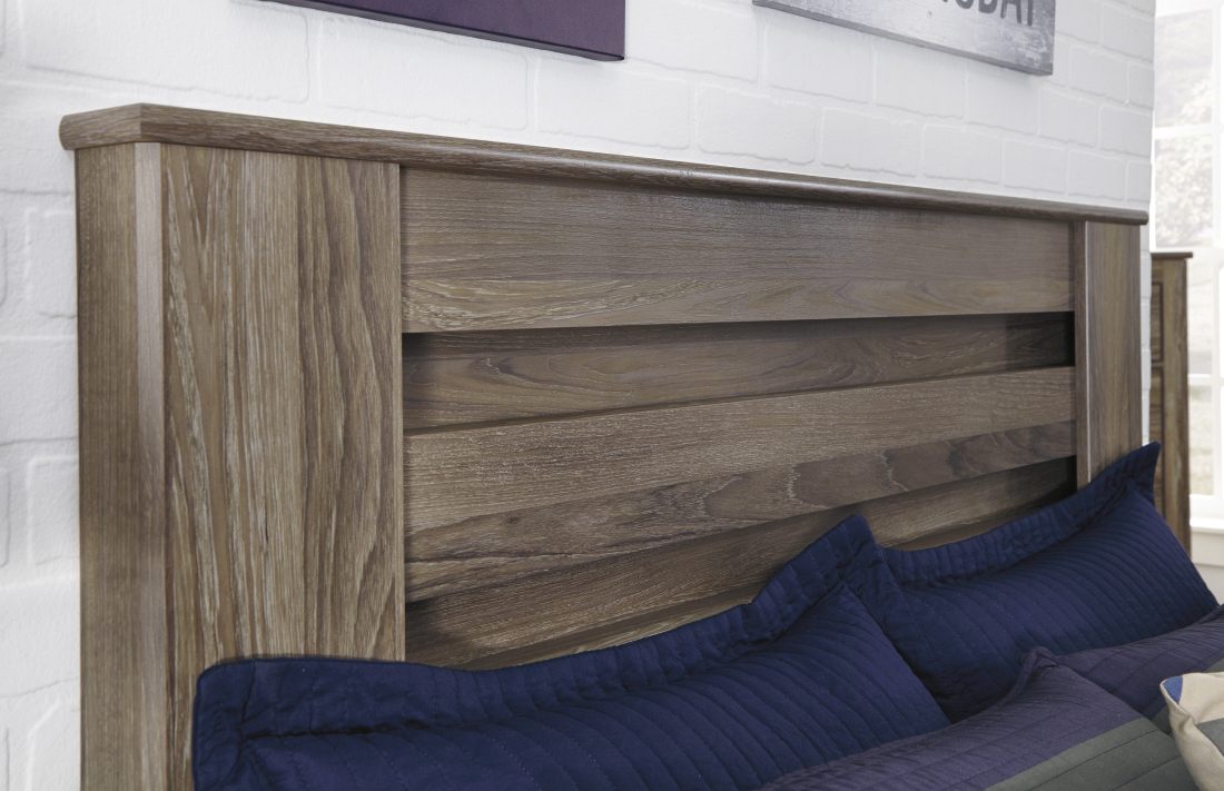 Zelen Queen/Full Headboard - Warm Grey Zelen Queen/Full Headboard - Warm Grey