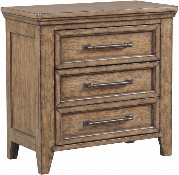 Liberty Furniture Carolina Park 4-Piece Amber Brown 89" Queen Panel Bedroom Set-3