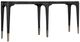 Hooker® Furniture Chapman Charred Black Shou Sugi Ban Console Table-0