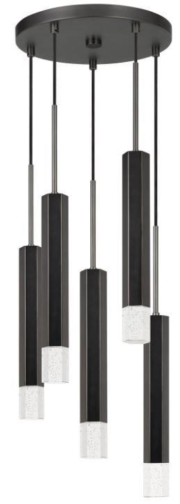 Cal® Lighting & Accessories Troy Gun Metal Pendant-0