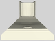Vent-A-Hood® 42" Biscuit Euro-Style Wall Mounted Range Hood-4
