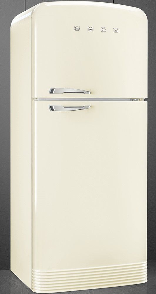 Smeg 50's Retro Style 31 in. 19.3 Cu. Ft. Cream Top Freezer Refrigerator-4