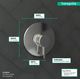 Hansgrohe Ecostat Chrome Pressure Balance Trim S-3