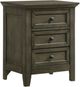Intercon San Mateo Gray Nightstand-0