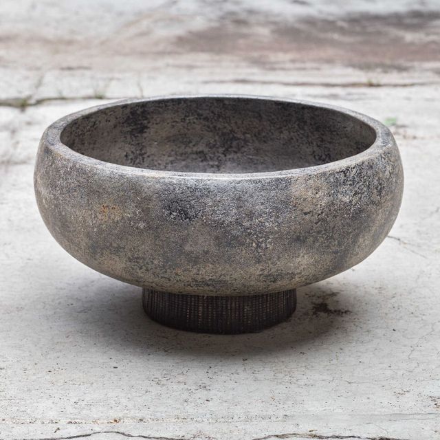 Uttermost® Brixton Aged Black Bowl-1