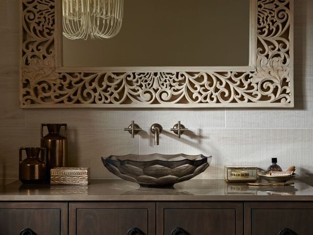 Kohler Briolette™ Translucent Dusk 17.5" Round Vessel Bathroom Sink, No Overflow-3