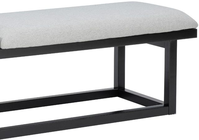 Powell® Max Black/Gray Bench with Tray-2