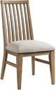 Intercon Landmark Beige/Weathered Oak Slat Back Dining Side Chair-0