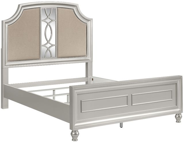 New Classic® Home Furnishings Reflections Silver Queen Panel Bed-0