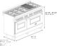 ZLINE Autograph Edition 60" Stainless Steel Pro Style Dual Fuel Range with White Matte Door-2