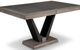 Handstone Customizable Portland Maple 48x72 Metal “V” Pedestal Dining Table with 2x12” End Extensions-0