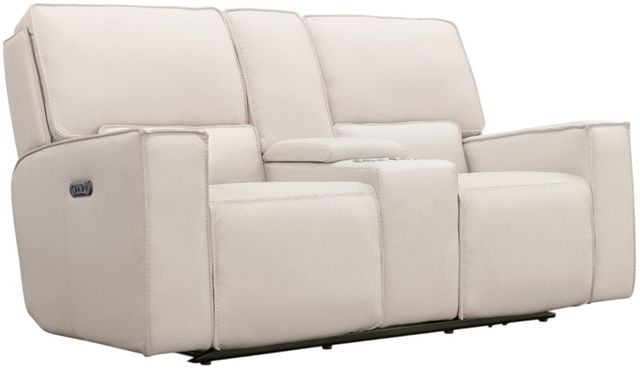 Hooker® Furniture MS Miles Oslo Pebble Power Reclining Loveseat with Power Headrest-0