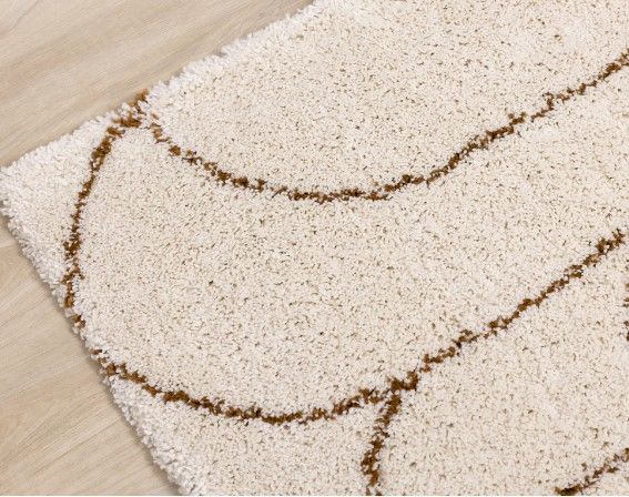 Kalora Interiors Maroq Cream/Orange 8' x 11' Area Rug-1