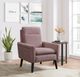 Elements International Hawk Blush/Espresso Accent Arm Chair-5