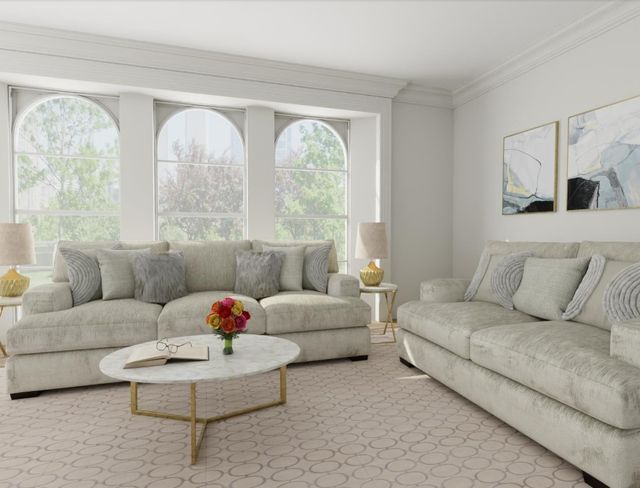 Corinthian Furniture Captiva Cream Loveseat-1