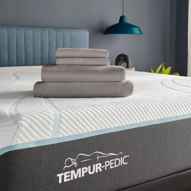 Tempur-Pedic® TEMPUR-ProPerformance™ 4-Piece Graphite Moisture-Wicking Queen Sheet Set-2