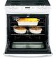 GE® 30" White Drop In Electric Range-1
