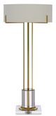 Currey & Company Winsland Polished Brass/Clear Table Lamp-0
