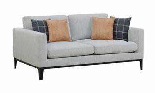 Coaster® Apperson Light Grey Cushioned Back Sofa