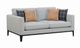 Coaster® Apperson Light Grey Cushioned Back Sofa-0