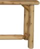 Best Craft Furniture W144 White Cedar Sofa Table-2