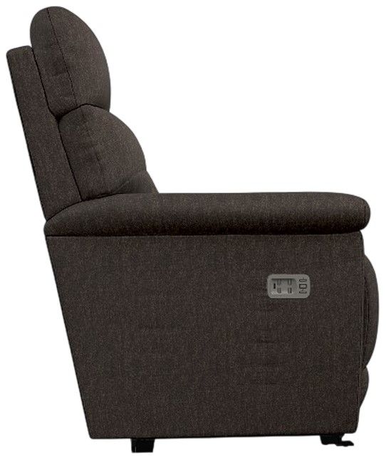La-Z-Boy® Fulton Chocolate Power Wall Recliner with Headrest and Lumbar-2