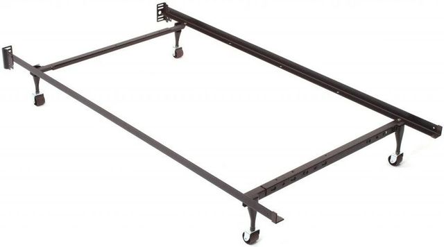 W.Silver Products Twin/Full/Queen Standard Frame with Rollers-0