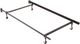 W.Silver Products Twin/Full/Queen Standard Frame with Rollers-0