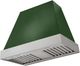 AGA Euclid 36" Cornwall Green Wall Mounted Range Hood  with Brushed Nickel Trim-0