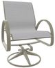 Telescope Casual Aruba Abalone/Storm Aluminum/Fabric Outdoor Sling Swivel Rocker-0