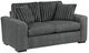 Homelegance® Athena Dark Gray Loveseat-0