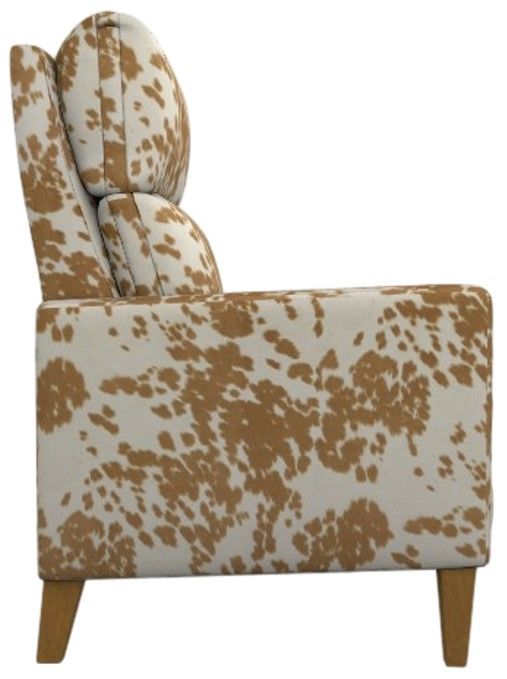 Best® Home Furnishings Customizable Janae Manual High Leg Recliner with Honey Birch Legs-2