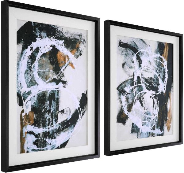 Uttermost® Joyce Combs 2-Piece Winterland Framed Prints Set-3